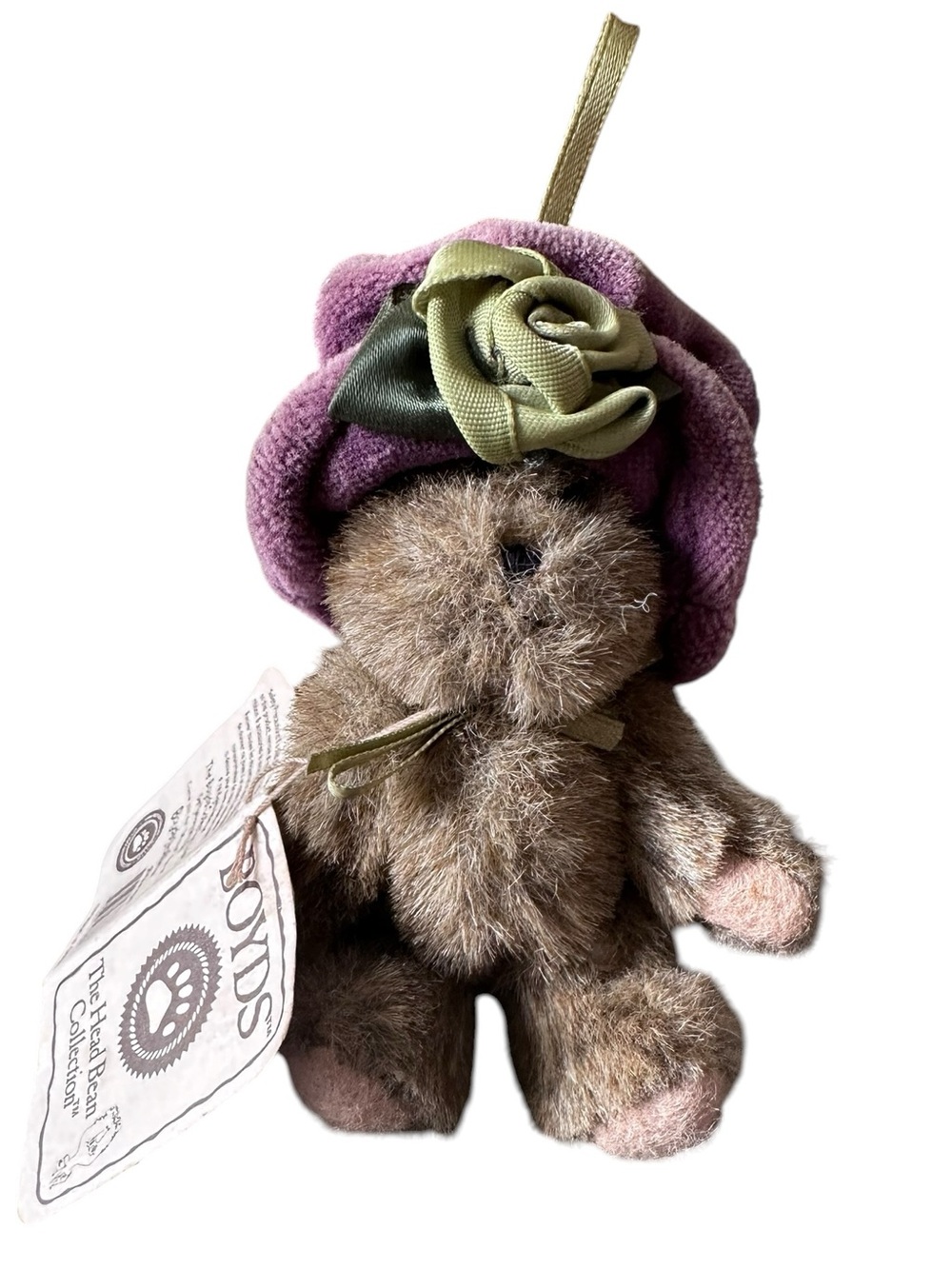 Vtg BOYDS Bears Head Bean Heirloom Collection  “Prissy" Plush NWT Original Tag